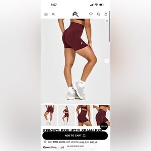 EFFORTLESSLIFT SEAMLESS SHORTS